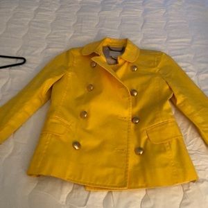 Jcrew yellow jacket